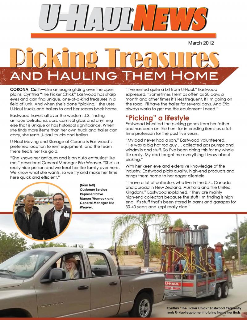 Recently Released UHaul Corporation Advertisement.